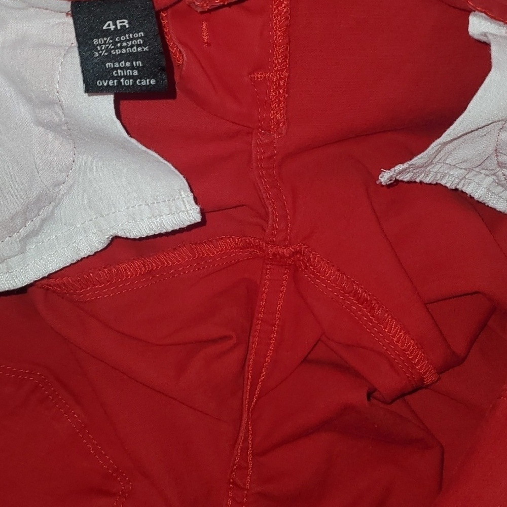 The Limited 678 Red Denim jean Legging jeans Size 4 Low Rise Skinny Vintage Y2k - Picture 14 of 15